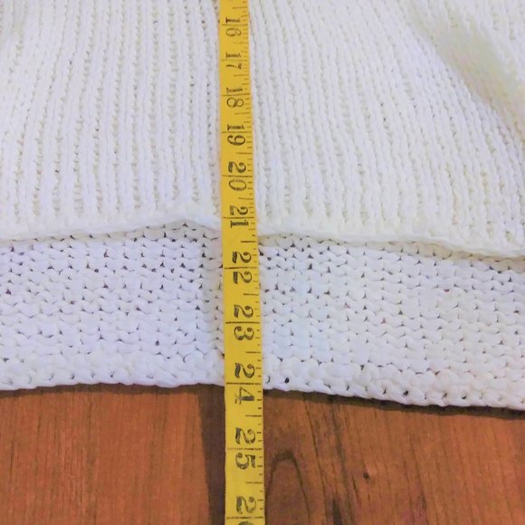 SYDNEY EASTON SWEATER OPEN KNIT TUNIC LONG SLEEVED - Picture 7 of 8